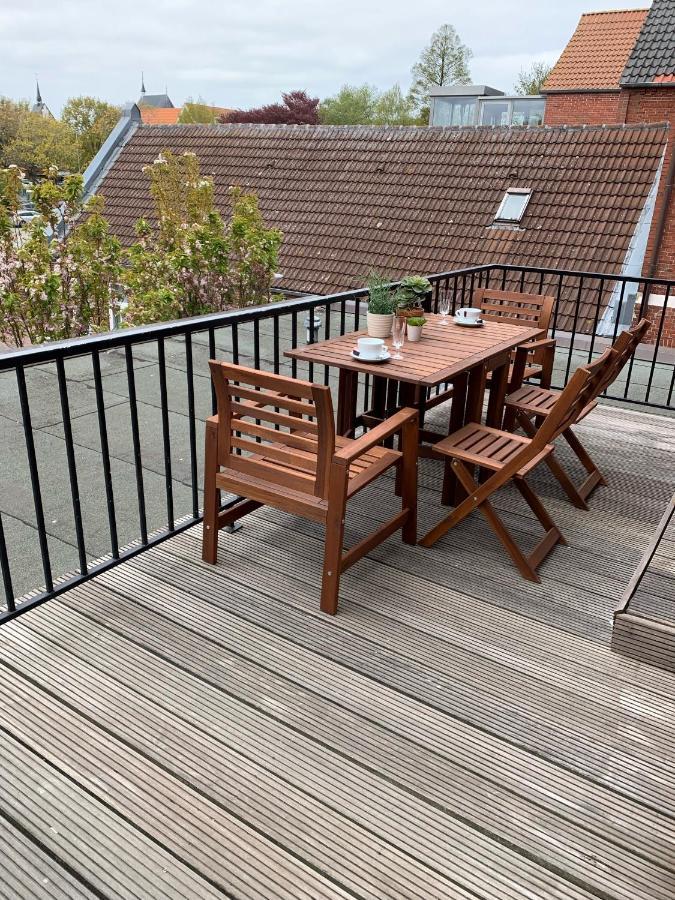 Charmante Ferienwohnung Mit Terrasse Im Herzen Von נורדן מראה חיצוני תמונה